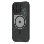 iPhone 15 Pro Case Aulumu A15 MagSafe Case Hard Shell Semi translucent Matte Anti-Fingerprint – Black