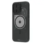 iPhone 15 Pro Max Case Aulumu A15 MagSafe Case Hard Shell Semi translucent Matte Anti-Fingerprint – Black