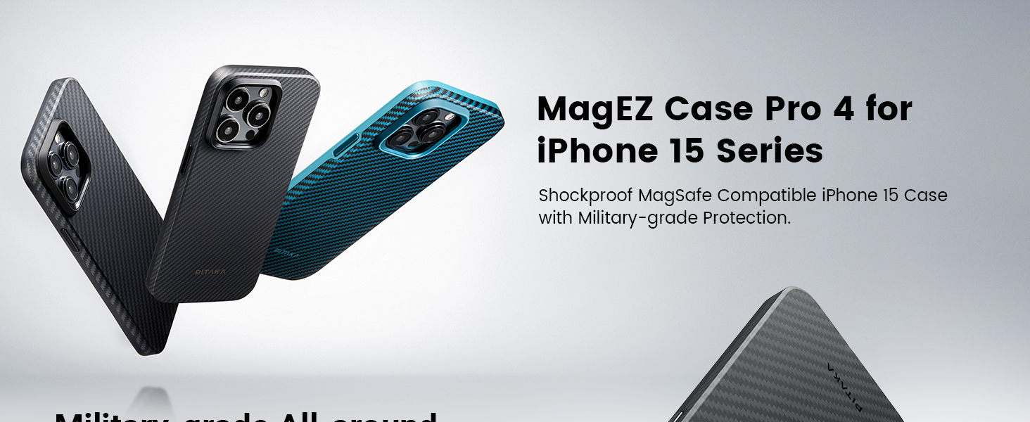 iPhone 15 Pro Max / Pro ] PITAKA MagEZ Case Pro 4 - MagSafe