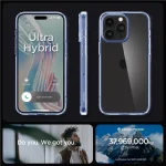 Apple iPhone 15 Pro Max Ultra Hybrid Case by Spigen - ACS07046  - Sky Crystal - Image 6