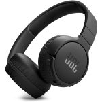 JBL Tune 670NC Wireless On-Ear Headphones with Adaptive Noise Cancelling Bluetooth Lightweight Design and 70 hours Battery Life - Black