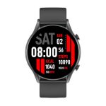 Kieslect Kr Smart Watch for Men Women(Answer/Make Calls)1.32" Semi-AMOLED Touch Screen Blood Oxygen SpO2 24/7Heart Rate Monitor 70 Sports Modes Fitness Tracker - Black