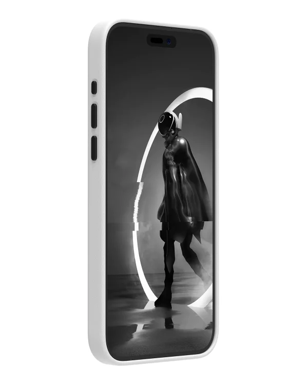 pu.1361200_1500_3000x iPhone 15 Pro Max A15 Vegan Leather Case by Aulumu with Unique Cooling Window Design MagSafe Compatible - White - Image 2