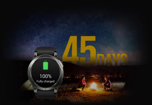 Zeblaze Stratos 3 GPS Smart Watch - Black - Image 6