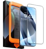 iPhone 15 Pro Install Master Tempered Glass Protector by Torras with Application Kit - 1 PACK - Image 2