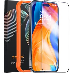 iPhone 15 pro max install master tempered glass protector best price in pakistan by torras