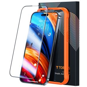 iPhone 15 Pro Install Master Tempered Glass Protector by Torras with Application Kit - 1 PACK - Image 5