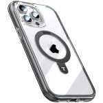 iPhone 15 Pro Torras Ostand SS Shockproof Case with Stand – Black
