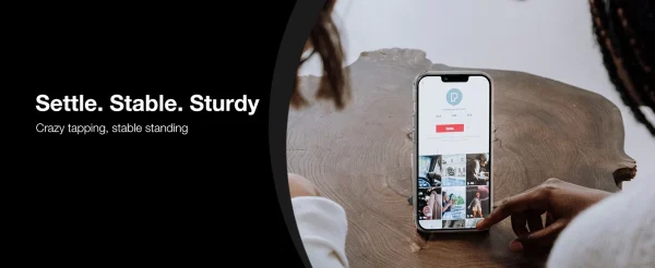 iPhone 15 Pro Torras UPRO Ostand Magsafe Phone Case with Stand - Clear - Image 3