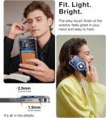 iPhone 15 Pro Diamond Mag Case by Torras, Magsafe Compatible - Clear - Image 7