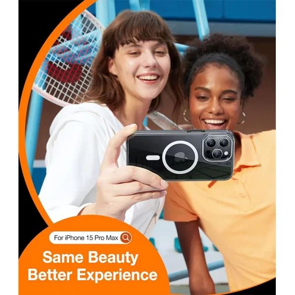 Buy-Torras-Sparka-Cover-for-iPhone-15-Pro-Max-in-Pakistan-at-Dab-Lew-Tech-1 iPhone 15 Pro Max Torras Sparka Mag Series Magsafe Case - Black - Image 2