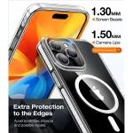 iPhone 15 Pro Torras Sparka Mag Series Magsafe Case - Clear - Image 3