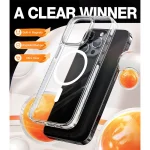 iPhone 15 Pro Torras Sparka Mag Series Magsafe Case - Clear - Image 5