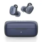 EarFun Free Pro 3 Noise Cancelling Wireless Earbuds Snapdragon Sound Qualcomm aptX™ Adaptive 6 Mics ENC Bluetooth 5.3 Earbuds Multipoint Connection Customizable EQ App Cozy Fit Wireless Charge - Blue