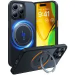 iPhone 15 Pro Torras UPRO Ostand Pro Series Magsafe Case - Black