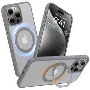 iPhone 15 pro torras upro ostand pro case titanium grey best price in pakistan