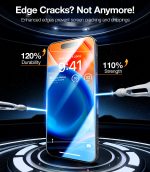 iPhone 15 Pro Install Master Tempered Glass Protector by Torras with Application Kit - 1 PACK - Image 7