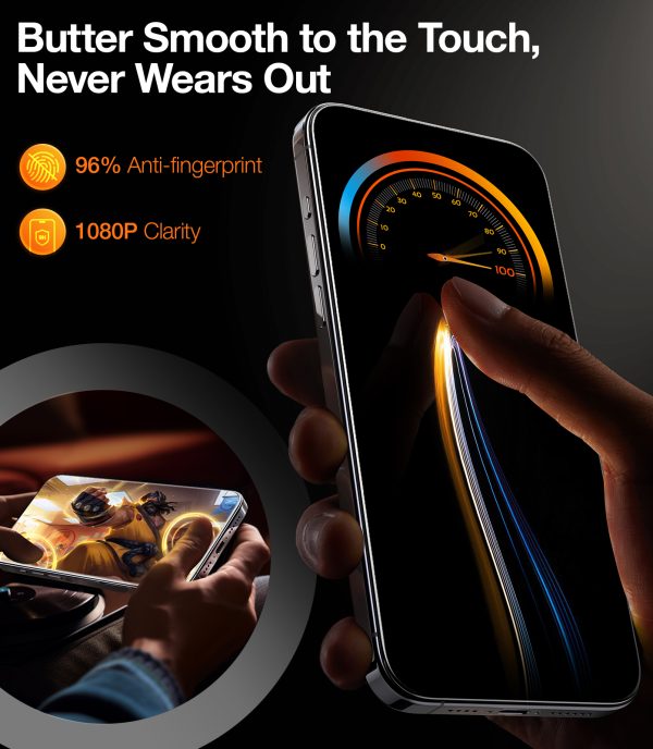 手感顺滑 iPhone 15 Pro Install Master Tempered Glass Protector by Torras with Application Kit - 1 PACK - Image 9