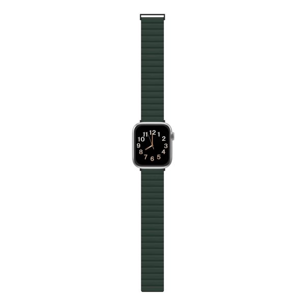 1 JCPal FlexDuo Apple Watch Band for 49 / 45 / 44 / 42 mm - Black / Midnight Green - JCP6318 - Image 2