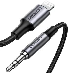 UGREEN Lightning to 3.5mm Aux Cable Aluminum Shell with Braided 1m 70509