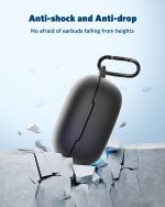 Protective Case Cover For EarFun Air Pro 3 - Black - Image 6