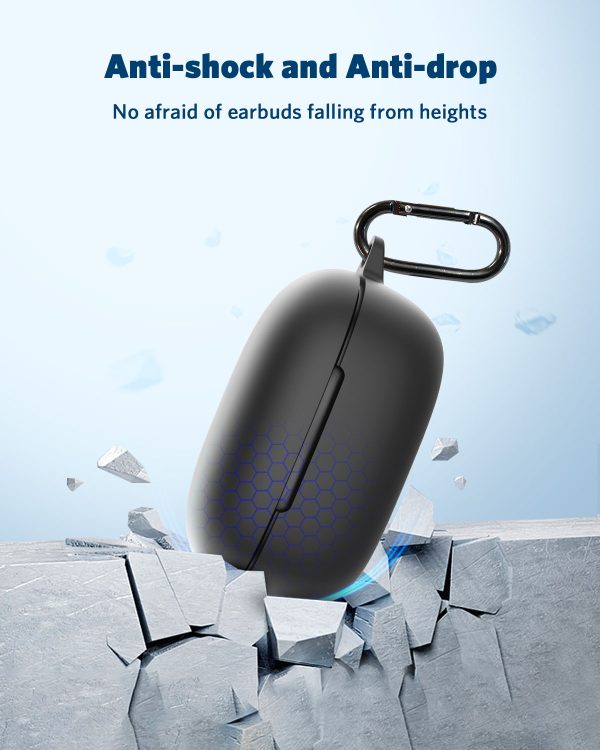 Protective Case Cover For EarFun Air Pro 3 - Black - Image 6