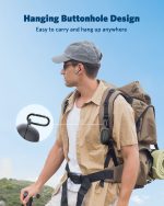 Protective Case Cover For EarFun Air Pro 3 - Black - Image 3