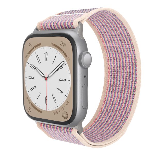 4 JCPal FlexLoop Apple Watch Band for 49 / 45 / 44 / 42 mm pink pinstripe best price in Pakistan