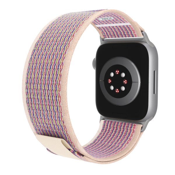 5 JCPal FlexLoop Apple Watch Band for 49 / 46 / 45 / 44 / 42 mm - Pink Pinstripe - JCP4339 - Image 5