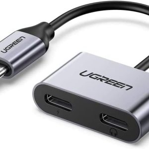 Ugreen  2-in-1 USB-C to Dual USB-C Adapter 60165 -  Grey