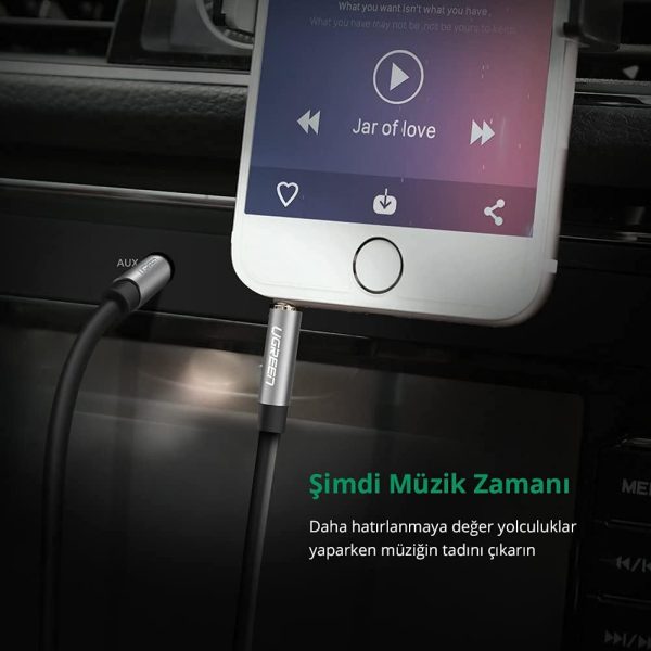 UGREEN 3.5mm Male to 3.5mm Male Cable 5m 10737 - Black - Image 3