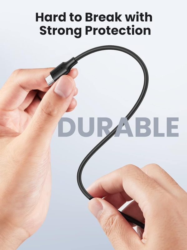 UGREEN USB C to USB C Charger Cable 60W PD Fast Charging 1M 50997 - Black - BIS - Image 4