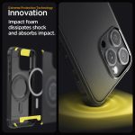 Apple iPhone 15 Pro Rugged Armor MagFit Case by Spigen - ACS06703 - Matte Black - Image 5