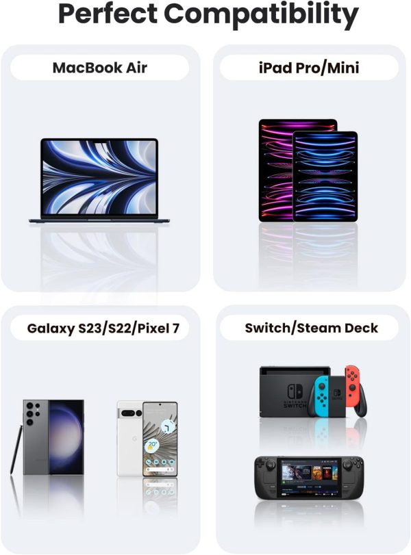 UGREEN USB C to USB C Charger Cable 60W PD Fast Charging 1M 50997 - Black - BIS - Image 3