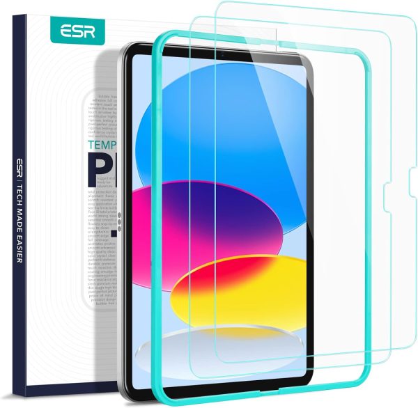 713G4suvH+L._AC_SL1500_ iPad 10.9 10th Gen 2022 Super Tough Super Clear Tempered Glass by ESR best price in Pakistan