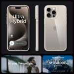 Apple iPhone 15 Pro Ultra Hybrid Case by Spigen - ACS07214 - Natural Titanium - Image 2