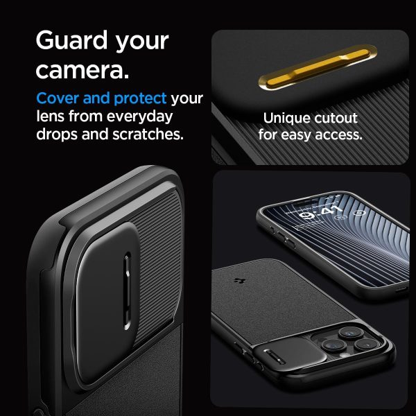 71K012JJ5xL._AC_SL1200_ Apple iPhone 15 Pro Max Optik Armor MagFit Case by Spigen - ACS06599 - Black - Image 6