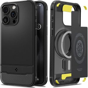 Apple iPhone 15 Pro Max Rugged Armor MagFit Case by Spigen best price in Pakistan