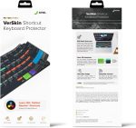 MacBook Air 15″ M3 / M2 / Air 13″ M3 / M2 / MacBook Pro 14″ M3, M2, M1 / MacBook Pro 16″ M3, M2, M1 Verskin Davinci Resolve Shortcut TPU Keyboard Protector by JCPAL - Transparent Black - JCP2667 - Image 2