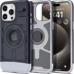 Apple iPhone 15 Pro Classic C1 MagFit Case by Spigen - ACS06742 - Graphite