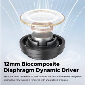 SoundPEATS Clear Wireless Earbuds - Black - GC - Image 3