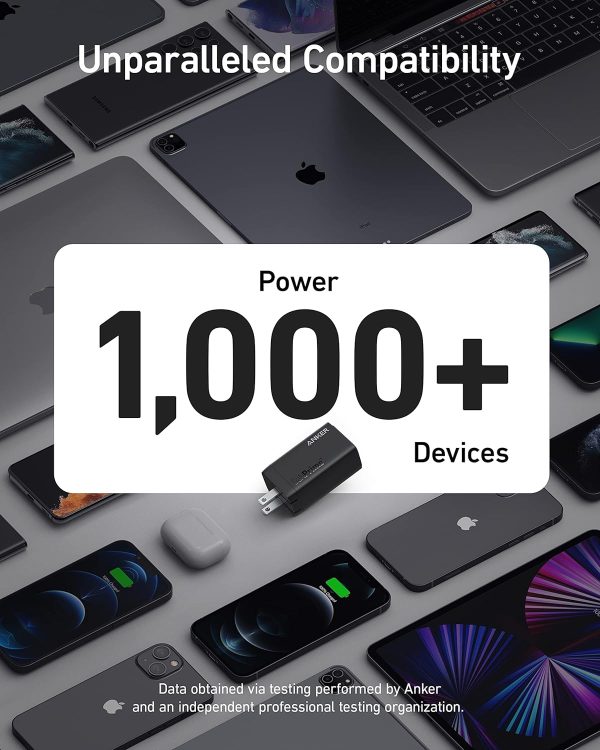 Anker 735 USB C Wall Charger GaNPrime 65W 3-Port Fast Compact - UK Plug - Black - A2668211- OP - Image 2