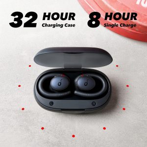 Anker Soundcore Sport X10 True Wireless Bluetooth 5.2 Workout Headphones - Black - A3961P11 - BIS - Image 2