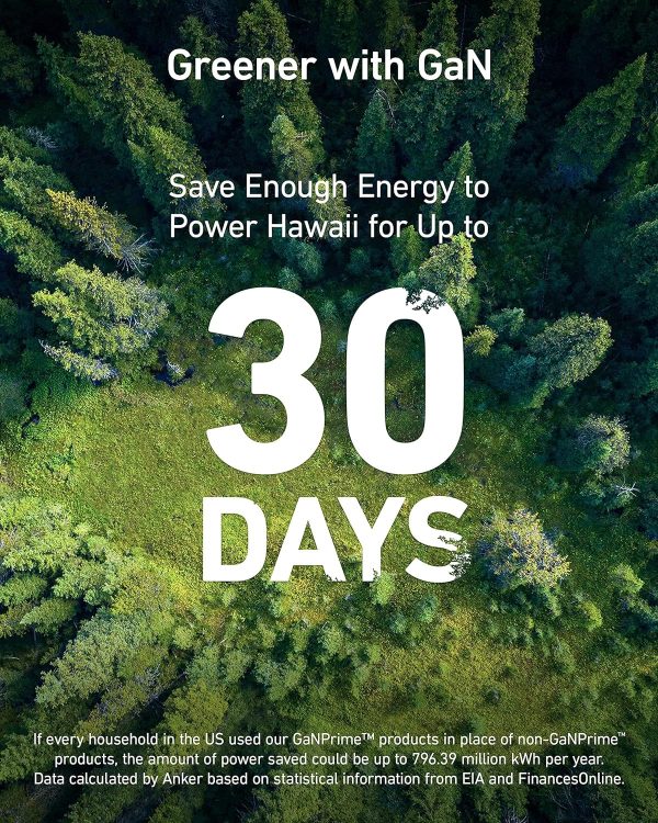 Anker 735 USB C Wall Charger GaNPrime 65W 3-Port Fast Compact - UK Plug - Black - A2668211- OP - Image 3