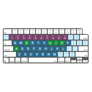 MacBook Air 15″ M2 / Air 13″ M2 / MacBook Pro 14″ M2, M1 / MacBook Pro 16″ M2, M1 VerSkin Inclusive Keyboard Protector by JCPAL - US-Layout - Black -  JCP2443 - Image 4