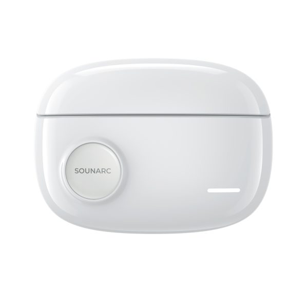 SOUNARC Q2-1 Sounarc Q2 Earbuds Hybrid Dual Driver TWS Wireless Earphones with Bluetooth 5.3, One Key Recovery, 32 Hours Playtime - White - Image 3