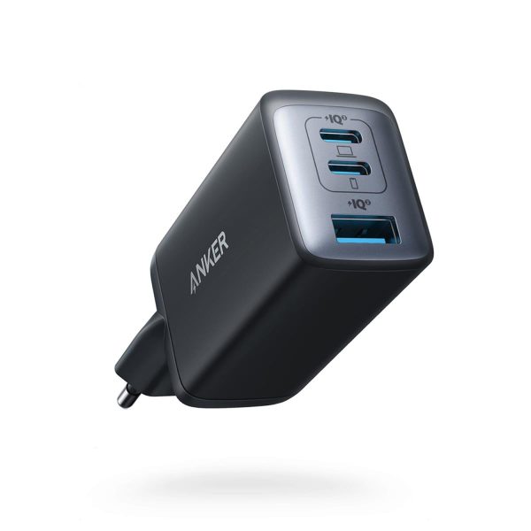 T8602546_Icat_1 Anker 735 USB C Wall Charger GaNPrime 65W 3-Port Fast Compact - EU Plug - Black - A2668311 - OP - Image 1