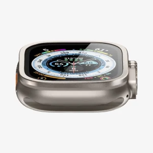 Apple Watch Ultra 2 / 1 Screen Protector Glas.tR Slim Pro by Spigen for 49mm - Natural Titanium - AGL06161 - Image 4