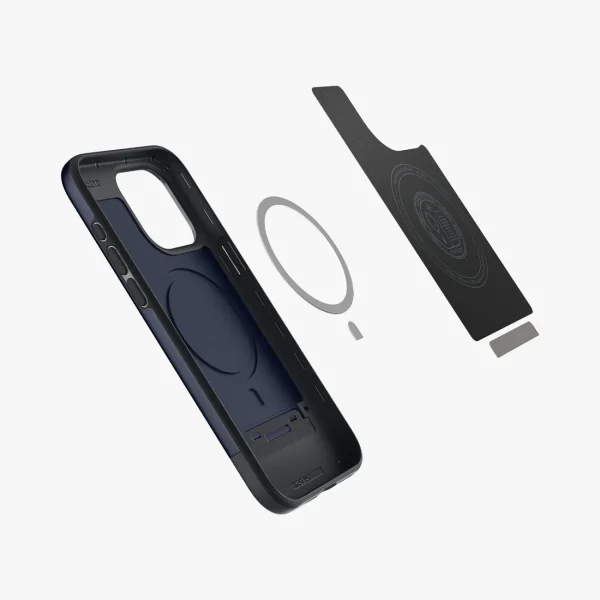 detail_web_iphone15_promax_stylearmor_midnightindigo_07 Apple iPhone 15 Pro Style Armor Magfit Case by Spigen - ACS06747 - Midnight Indigo - Image 4