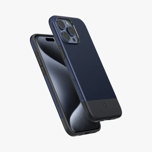 detail_web_iphone15_promax_stylearmor_midnightindigo_08 Apple iPhone 15 Pro Style Armor Magfit Case by Spigen - ACS06747 - Midnight Indigo - Image 3